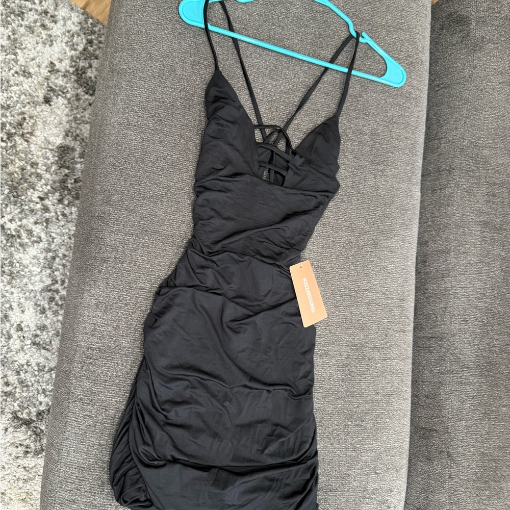 Elegant Black Mini Dress